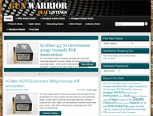 Tablet Screenshot of gunwarrior.com
